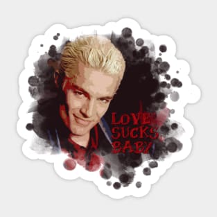 Love Sucks Baby Sticker